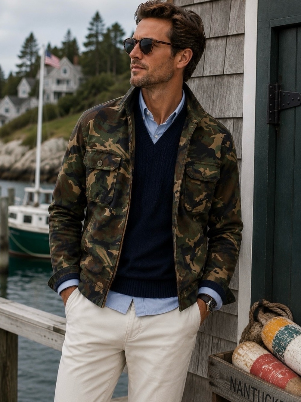 Wallace & Barnes J.Crew Camo Utility Jacket | Size XS | 100% Cotton